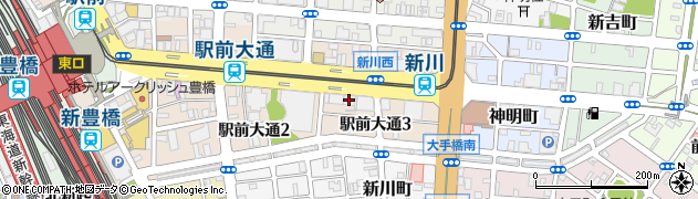 太陽生命保険株式会社　豊橋支社周辺の地図