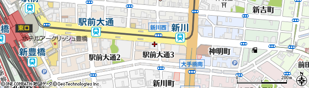 名古屋銀行豊橋支店 ＡＴＭ周辺の地図