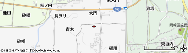 京都府木津川市加茂町河原（大門）周辺の地図