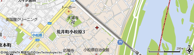 兵庫県高砂市荒井町小松原周辺の地図