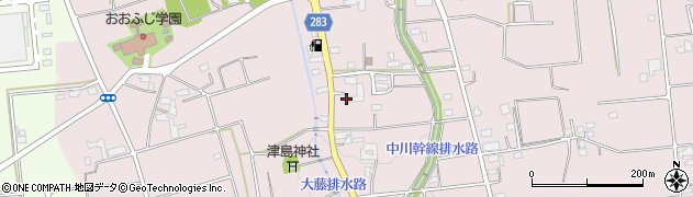 静岡県磐田市大久保213周辺の地図