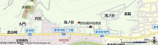 愛知県豊橋市多米町周辺の地図