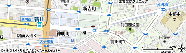 愛知県豊橋市新吉町44周辺の地図