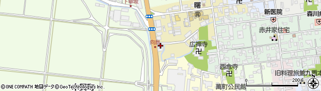 岡村石油周辺の地図