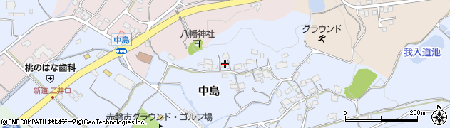 岡山県赤磐市中島109周辺の地図