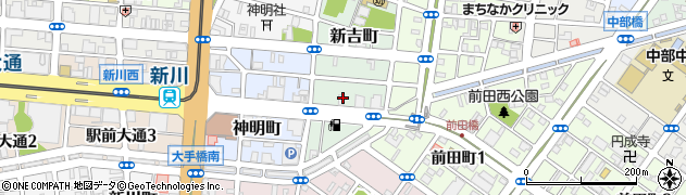 愛知県豊橋市新吉町45周辺の地図