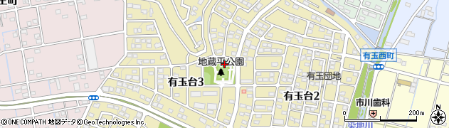静岡県浜松市中央区有玉台周辺の地図