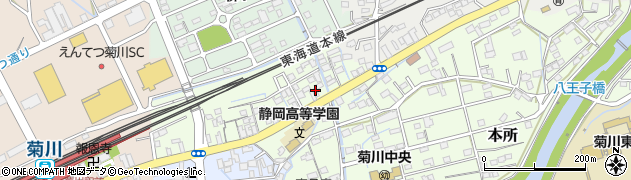 クリーニング・パル　菊川東店周辺の地図