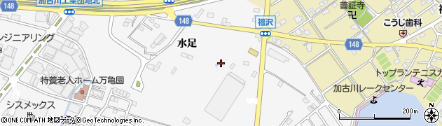 兵庫県加古川市野口町水足27周辺の地図