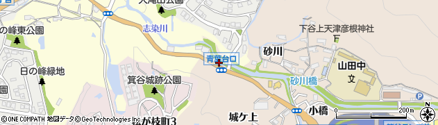 兵庫県神戸市北区山田町下谷上梅木谷1周辺の地図