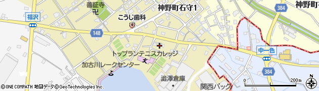 兵庫県加古川市神野町石守56周辺の地図