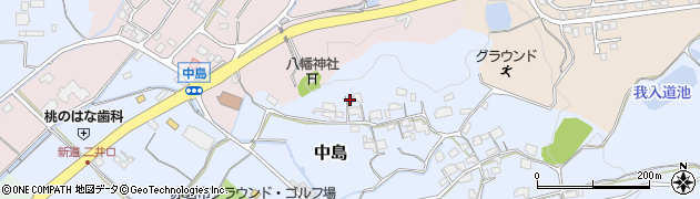 岡山県赤磐市中島103周辺の地図