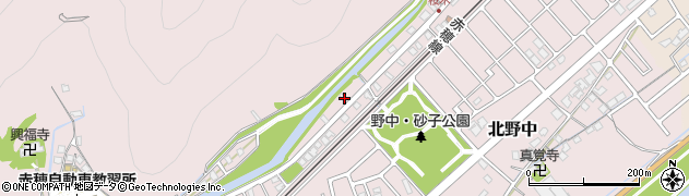 兵庫県赤穂市北野中323周辺の地図