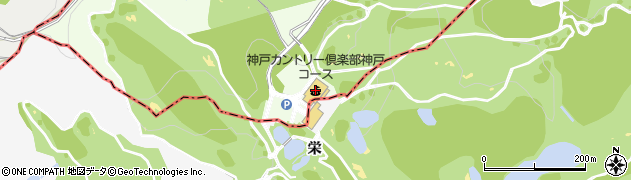 神戸カントリー倶楽部神戸コース周辺の地図