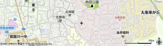 大阪府寝屋川市太秦中町16周辺の地図