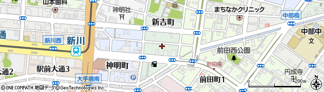 愛知県豊橋市新吉町39周辺の地図
