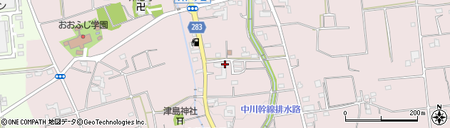 静岡県磐田市大久保376周辺の地図