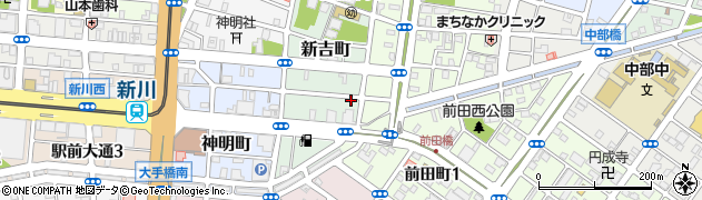 愛知県豊橋市新吉町40周辺の地図