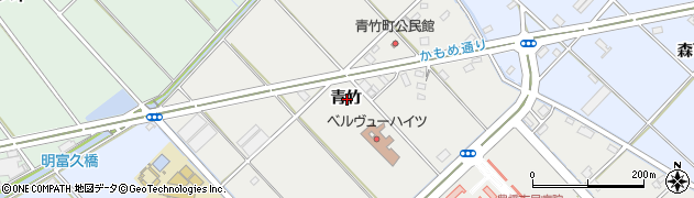 愛知県豊橋市青竹町青竹周辺の地図