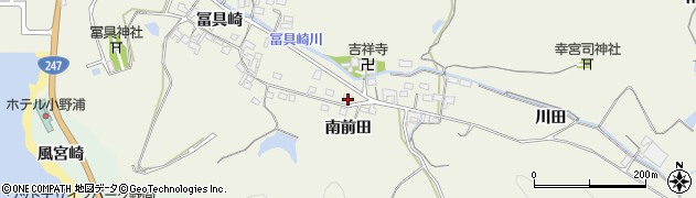 愛知県美浜町（知多郡）野間（南前田）周辺の地図