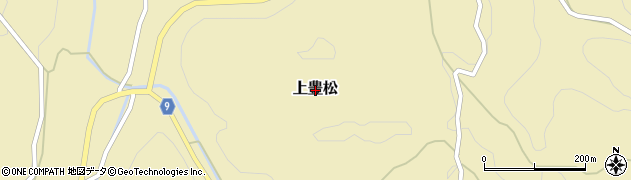 広島県神石高原町（神石郡）上豊松周辺の地図