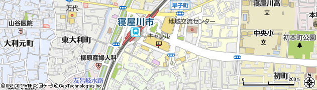吉野家 寝屋川市駅前店周辺の地図