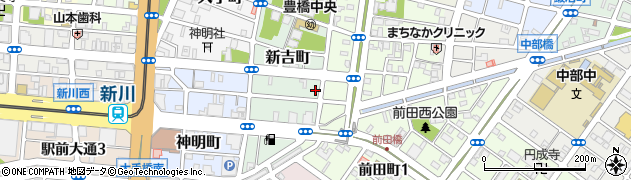 愛知県豊橋市新吉町35周辺の地図