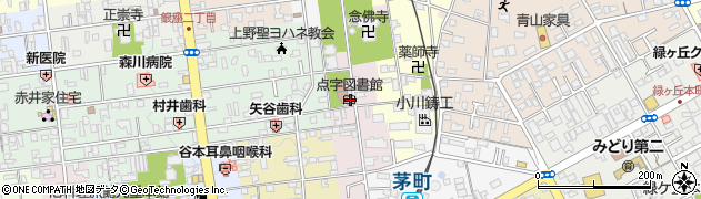 伊賀市社会事業協会上野点字図書館周辺の地図