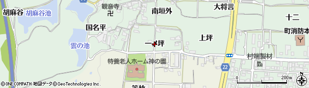 京都府精華町（相楽郡）北稲八間（一ノ坪）周辺の地図