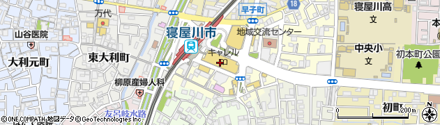 関西みらい銀行寝屋川駅前支店周辺の地図