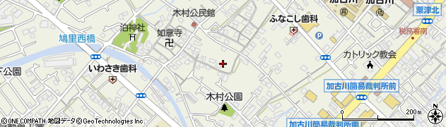 兵庫県加古川市加古川町（木村）周辺の地図