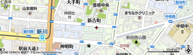 愛知県豊橋市新吉町31周辺の地図