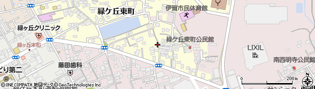 三重県伊賀市緑ケ丘東町1009周辺の地図