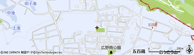 兵庫県神戸市西区神出町（五百蔵）周辺の地図