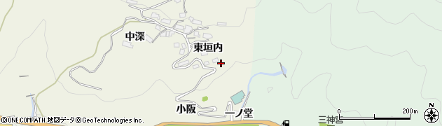 京都府笠置町（相楽郡）切山（東垣内）周辺の地図