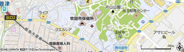 テルウェル西日本株式会社　ケアポート大阪西吹田センター周辺の地図