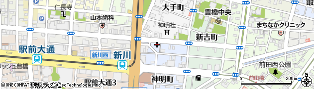 株式会社メガネの岡田周辺の地図