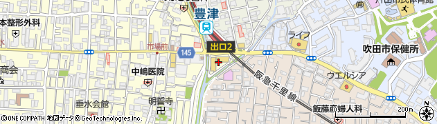 豊津ファミリーショップ・ハース周辺の地図