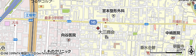 株式会社ニシキンテック　大阪支店周辺の地図