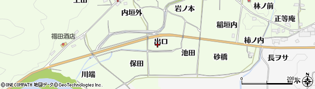 京都府木津川市加茂町西（出口）周辺の地図