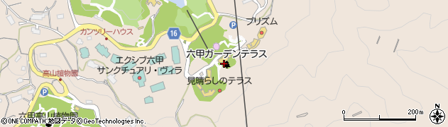 兵庫県神戸市灘区六甲山町（五介山）周辺の地図