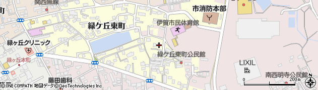 三重県伊賀市緑ケ丘東町1004周辺の地図