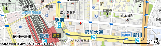 ＪＴＢ中部豊橋支店法人営業周辺の地図