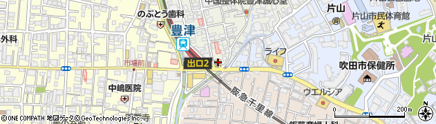 ファミリーマート豊津駅前店周辺の地図