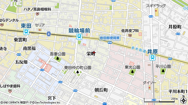〒440-0042 愛知県豊橋市栄町の地図