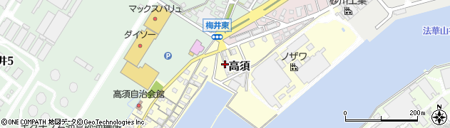 兵庫県高砂市高須周辺の地図