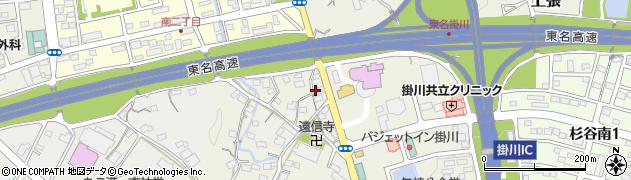 静岡県掛川市上張629周辺の地図