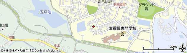 三重県津市安濃町田端上野974周辺の地図