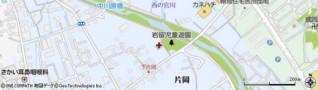 下片岡会館周辺の地図