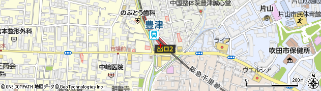 豊津駅周辺の地図